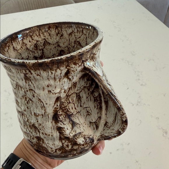 Hand-warming Ceramic Mug (Brown/Cream) - Picture 5 of 5